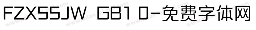 FZXSSJW  GB1 0字体转换